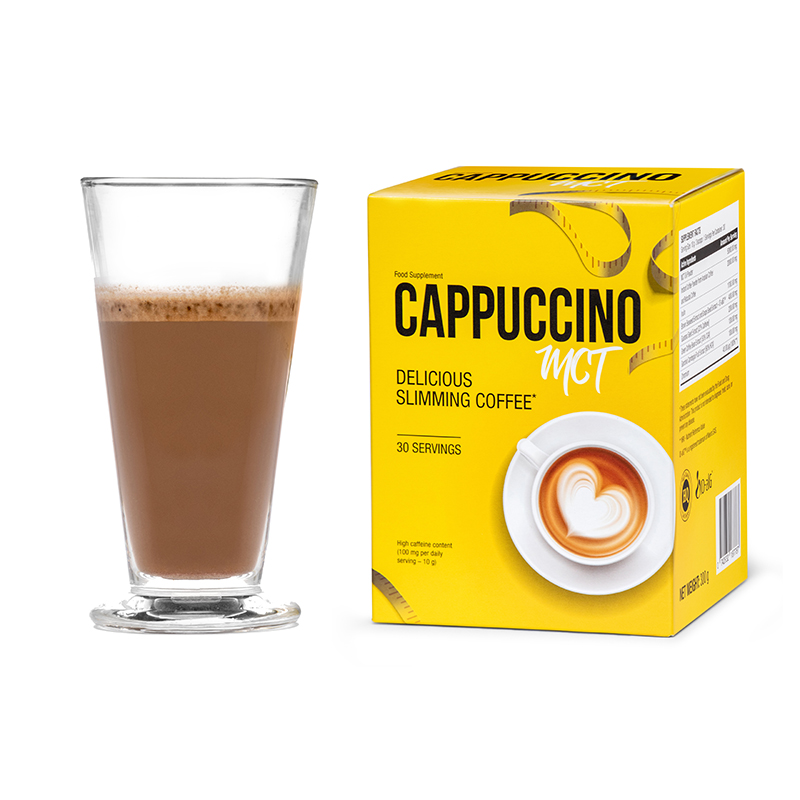 Promotes fat reduction, supports weight control, boosts focus, and features natural coffee extract