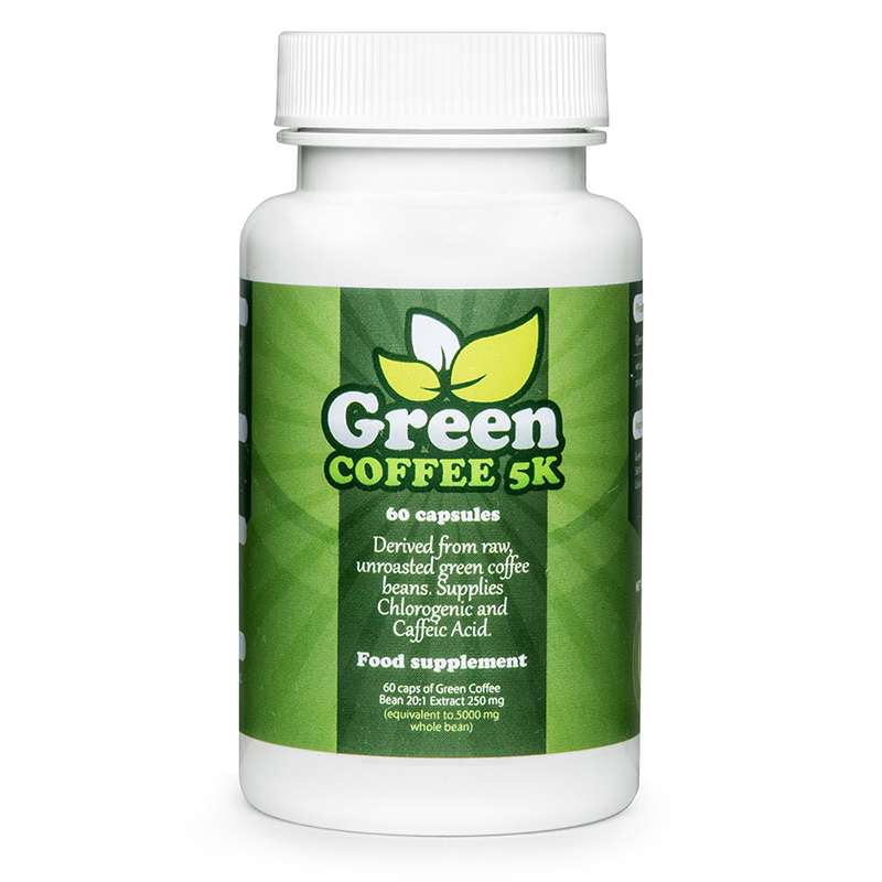 Green coffee in capsules Regulates lipid and sugar metabolism1 Helps to maintain proper weight A high dose of chlorogenic acid